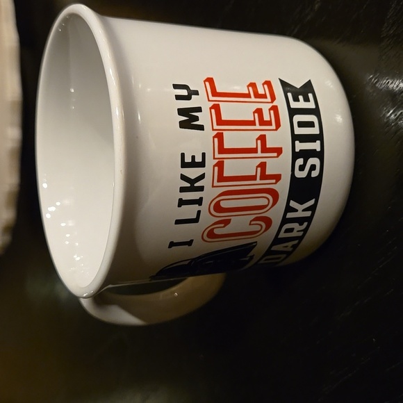 Star Wars Darth Vader I like my coffee on the dark side white black red mug - Picture 4 of 11